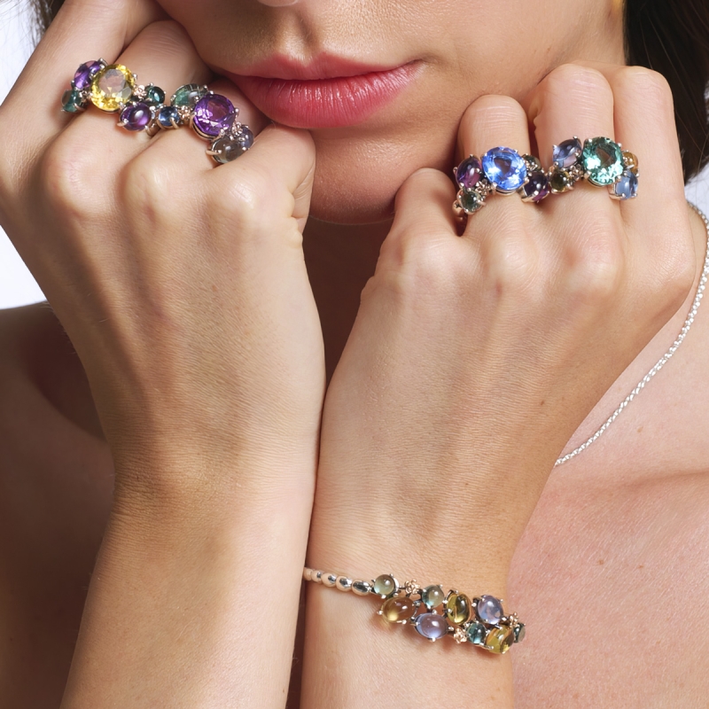 Positano silver&9ktgold