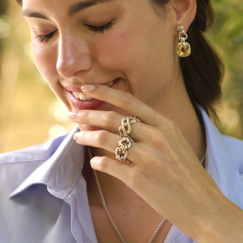 copy of Polvere di stelle rigido gold9kt&silver