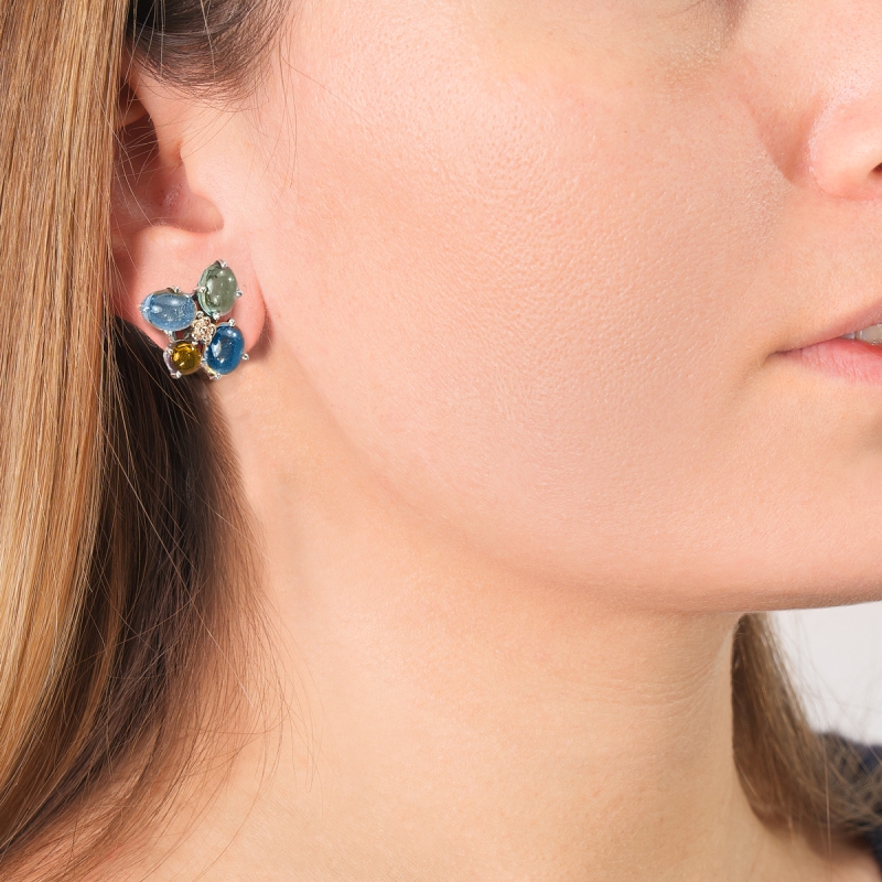 Positano lobe earrings