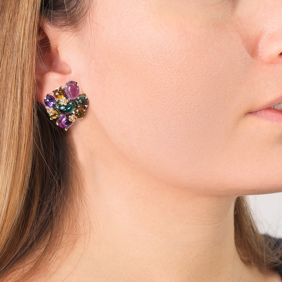 Positano lobe earrings