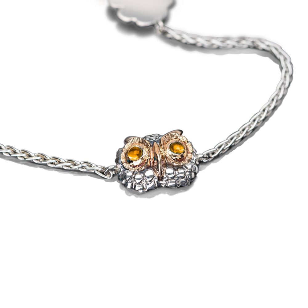 copy of Civetta coccò big silver&gold9kt