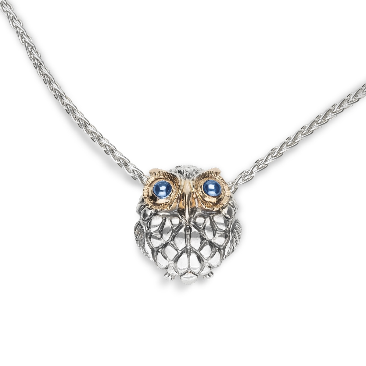 Collana Civetta cerchio grande