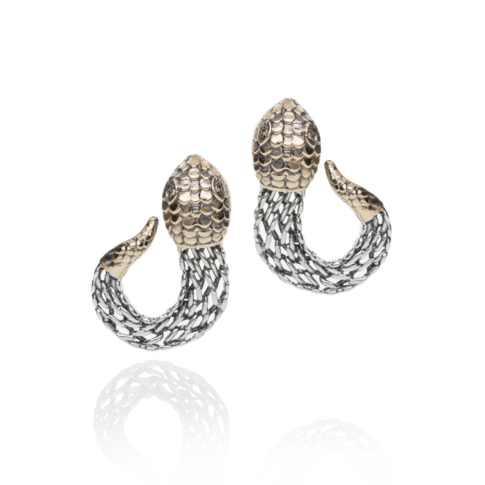 copy of Medievale collana serpente gold9kt&silver