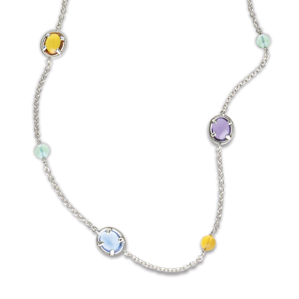 copy of Positano necklace silver&gold9kt