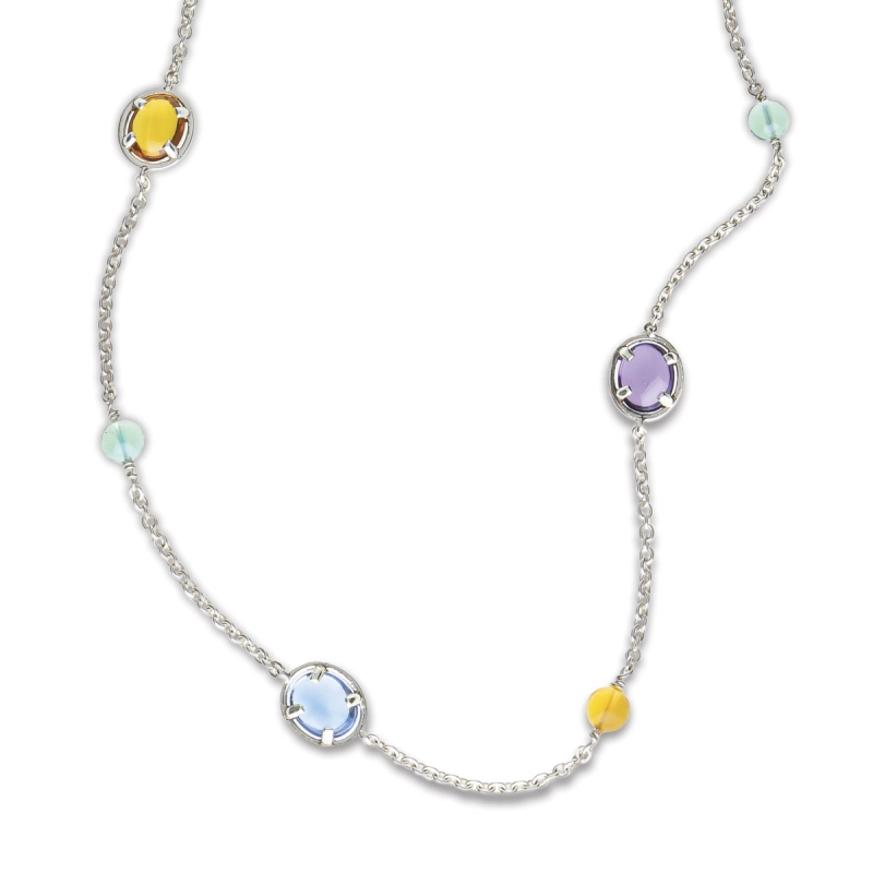 copy of Positano necklace silver&gold9kt
