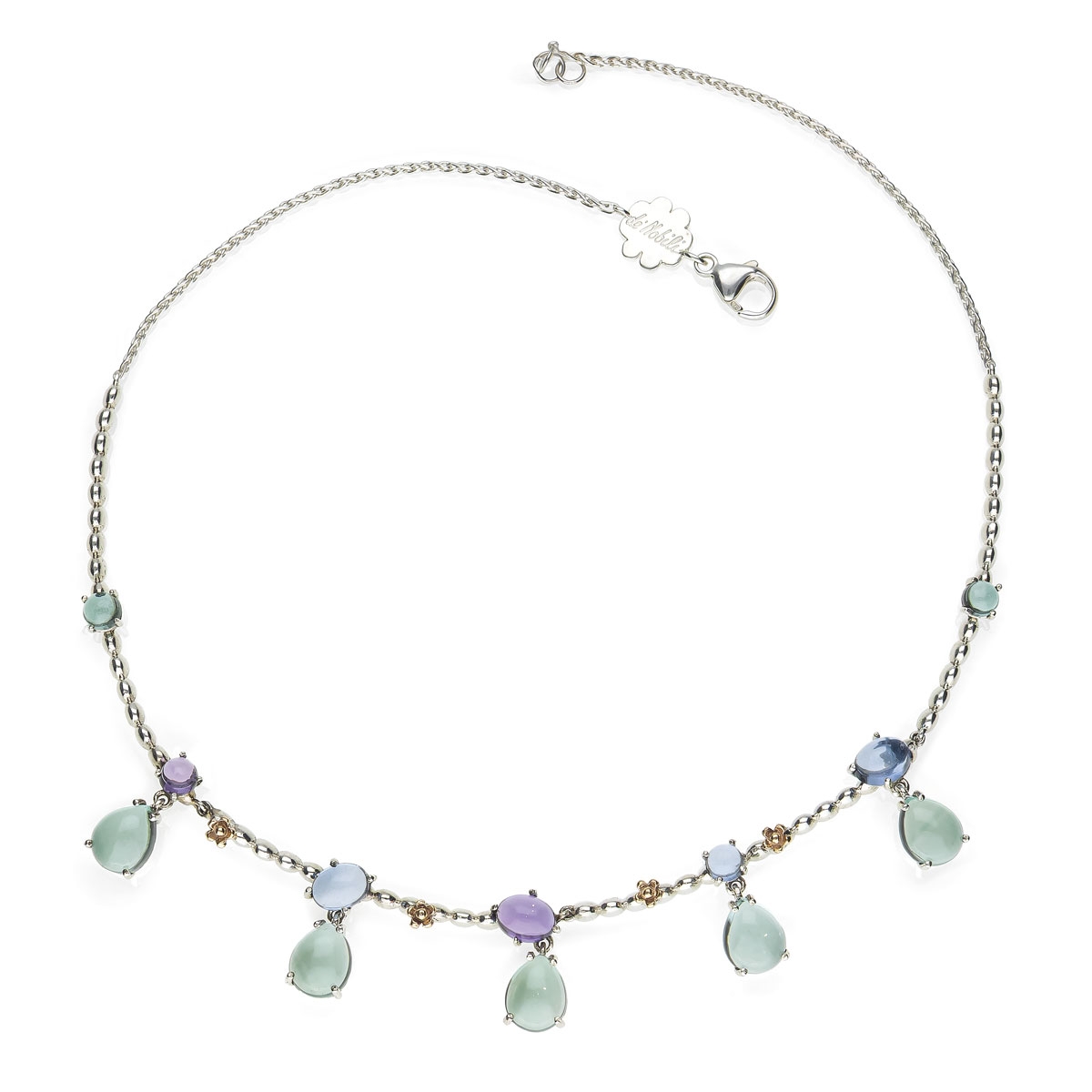 Collana Positano un cerchio con gocce