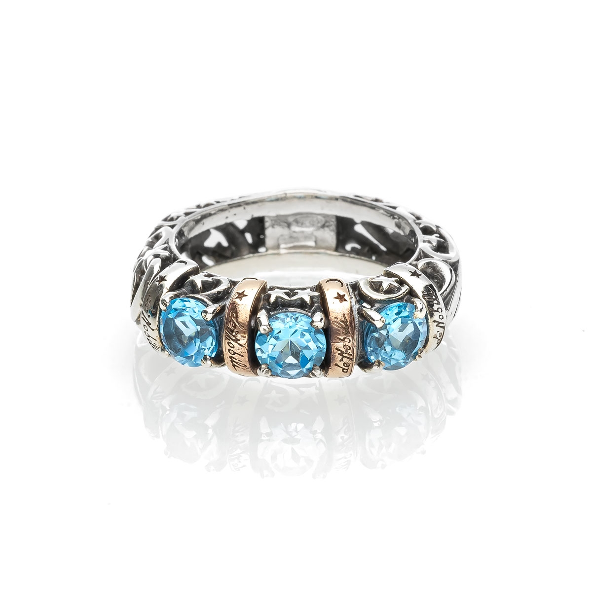 Anello Polvere di Stelle 3 pietre