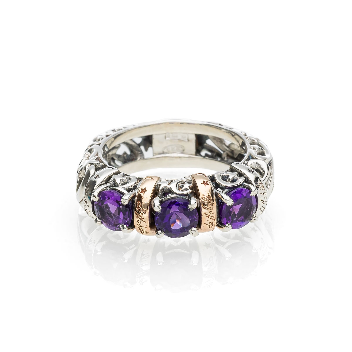 Anello Polvere di Stelle 3 pietre