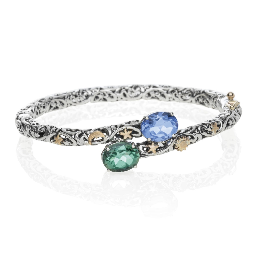 Bracciale Polvere di Stelle manetta pietre