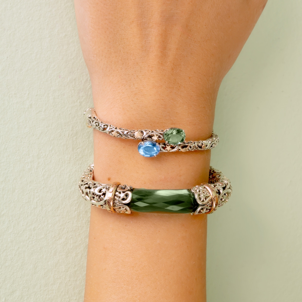 copy of Polvere di Stelle bridges with stones bracelet 2
