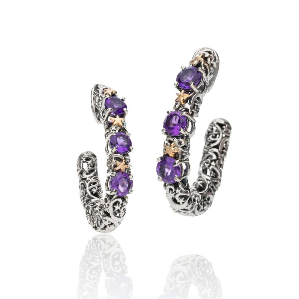 copy of Polvere di Stelle earrings with dome