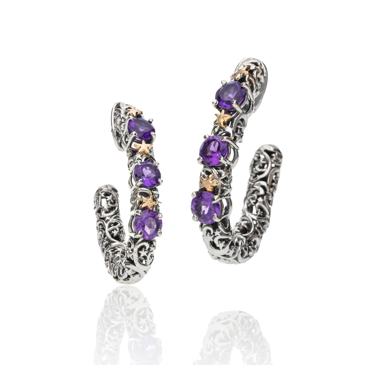 copy of Polvere di Stelle earrings with dome