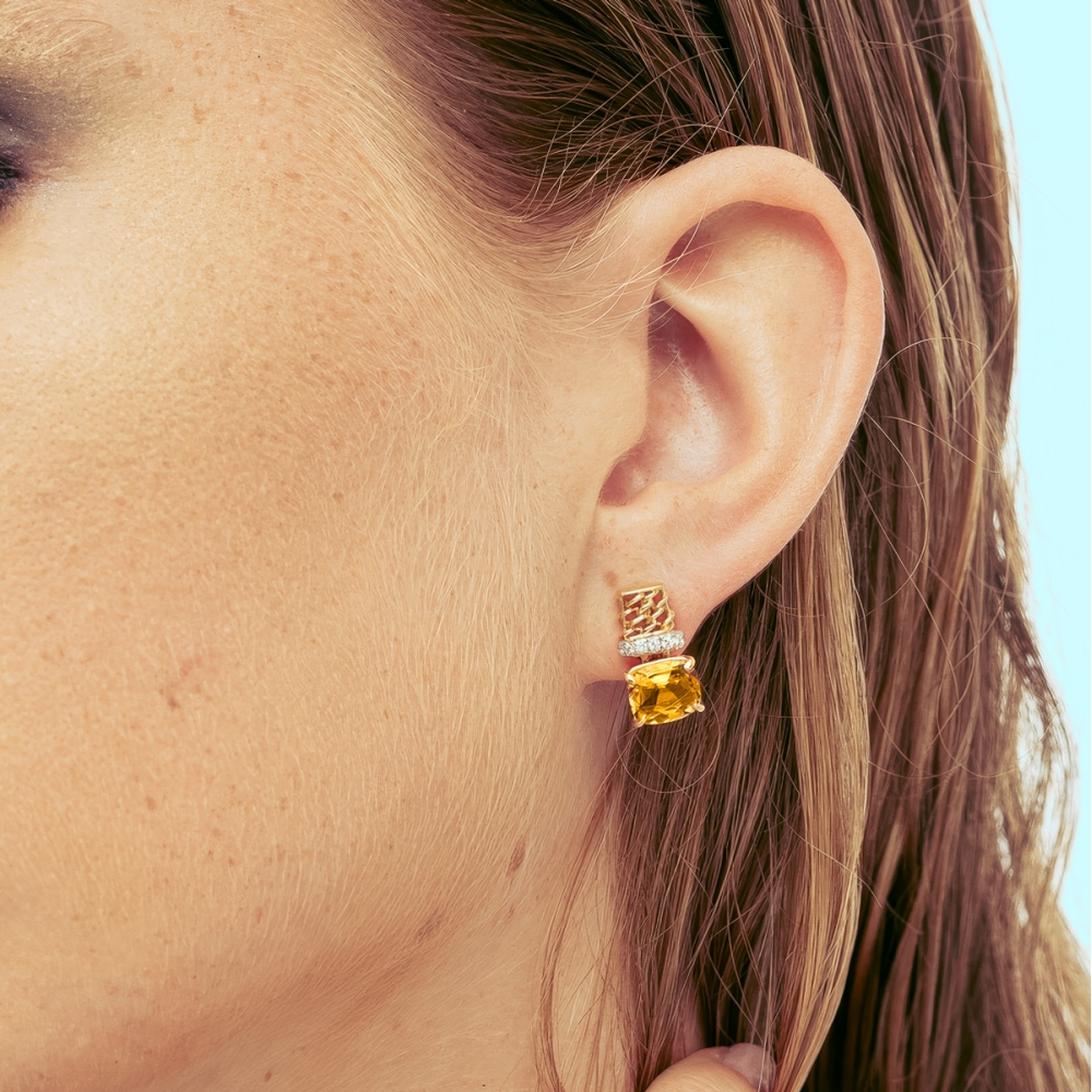 Orecchini Texture 1 pietra 2