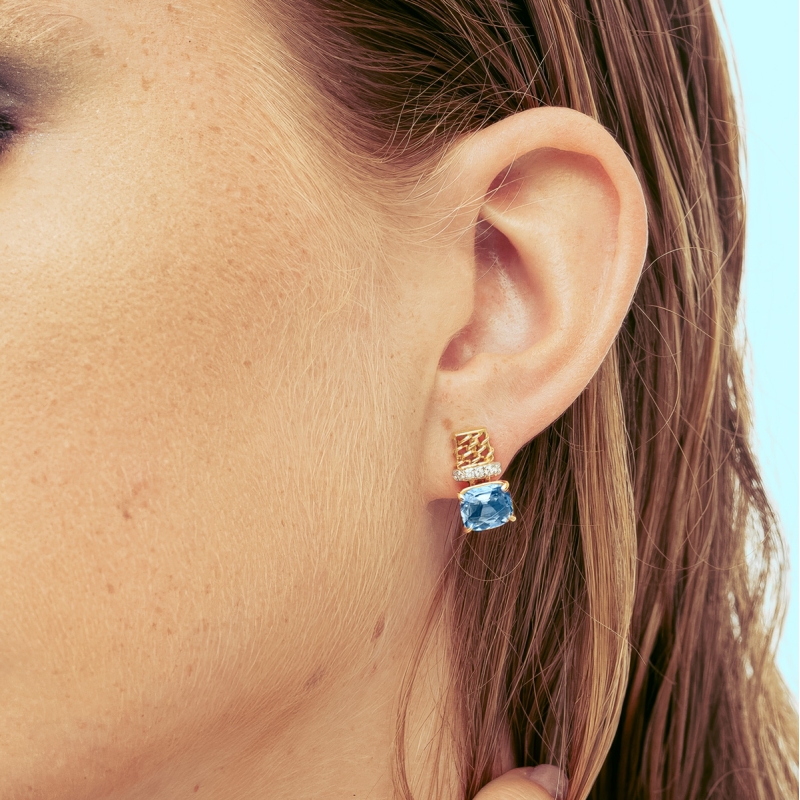 Orecchini Texture 1 pietra