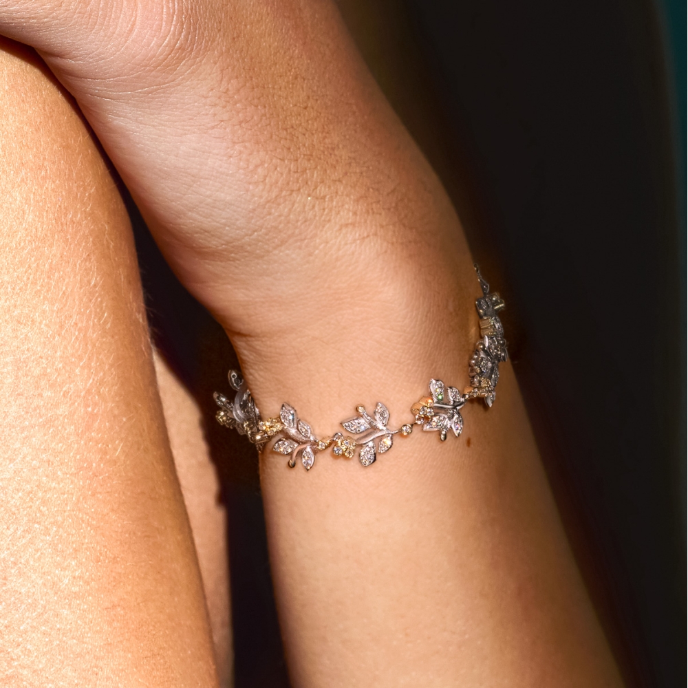 Bracciale Ramage preziosa lungo 18kt 2