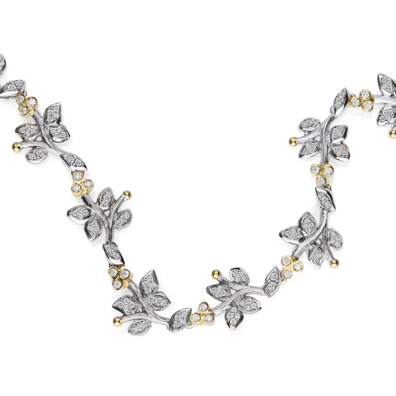 Collana Ramage preziosa 18kt
