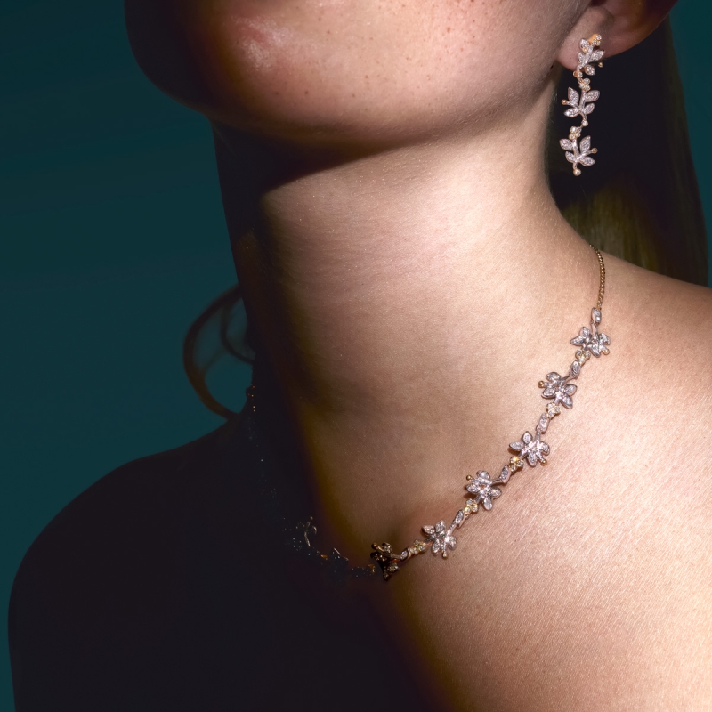 Collana Ramage preziosa 18kt