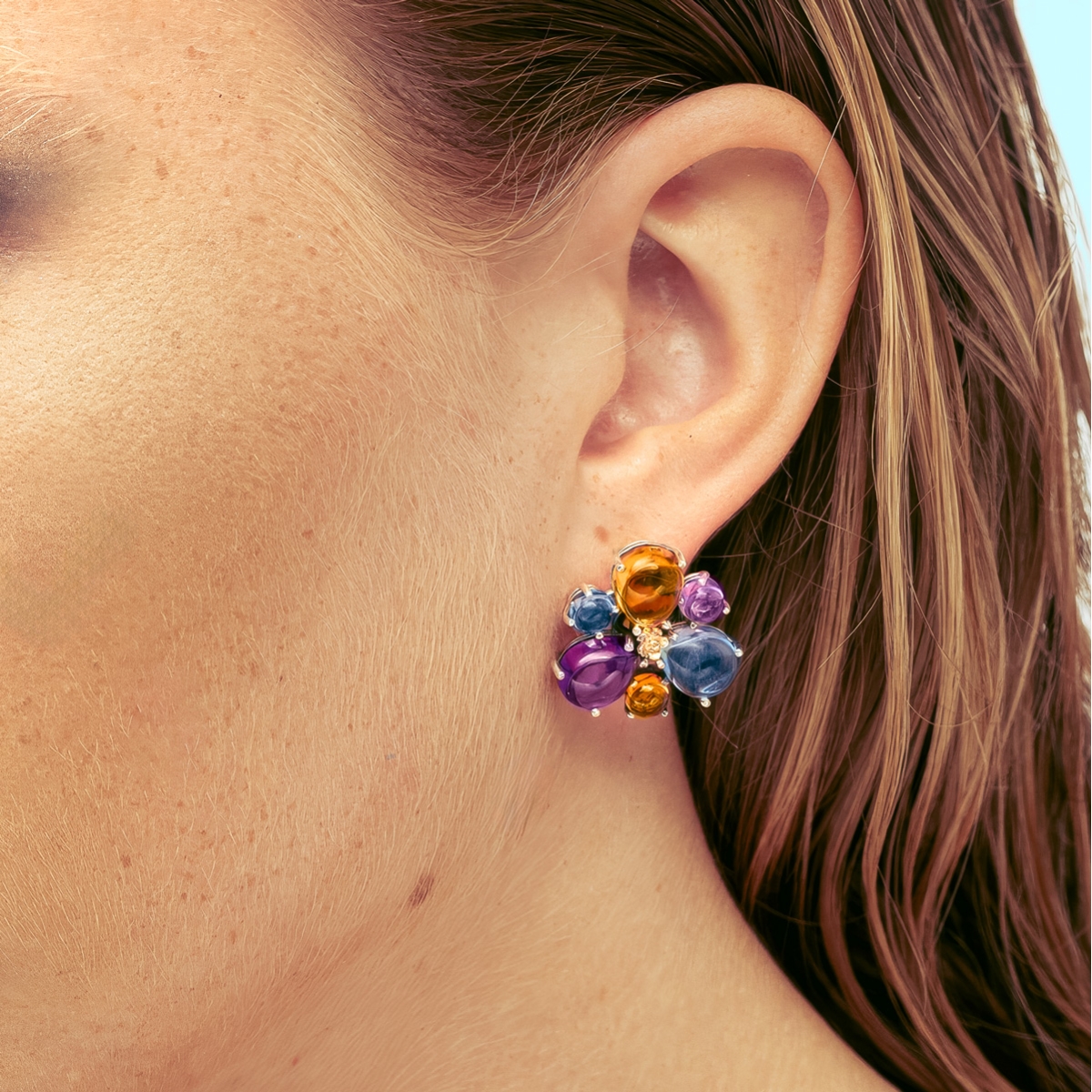 copy of Positano lobe earrings