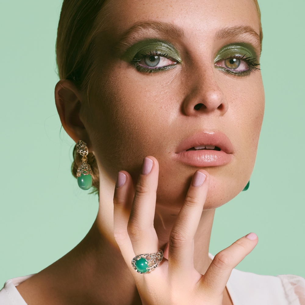 copy of Polvere di Stelle ring dome with pearl 2