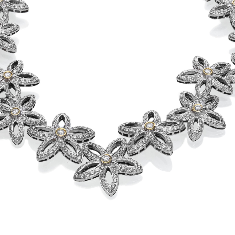 collana Fiori di Stelle preziosa