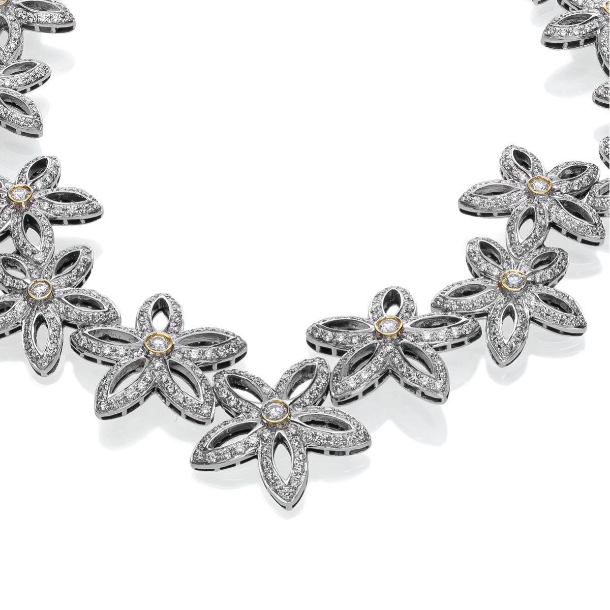 collana Fiori di Stelle preziosa