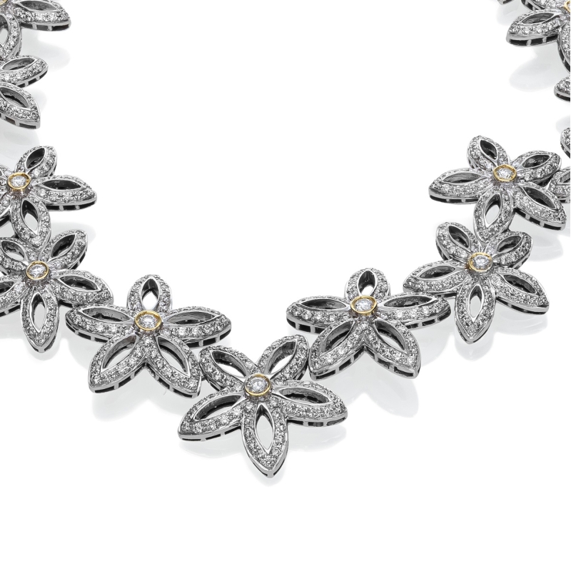 collana Fiori di Stelle preziosa