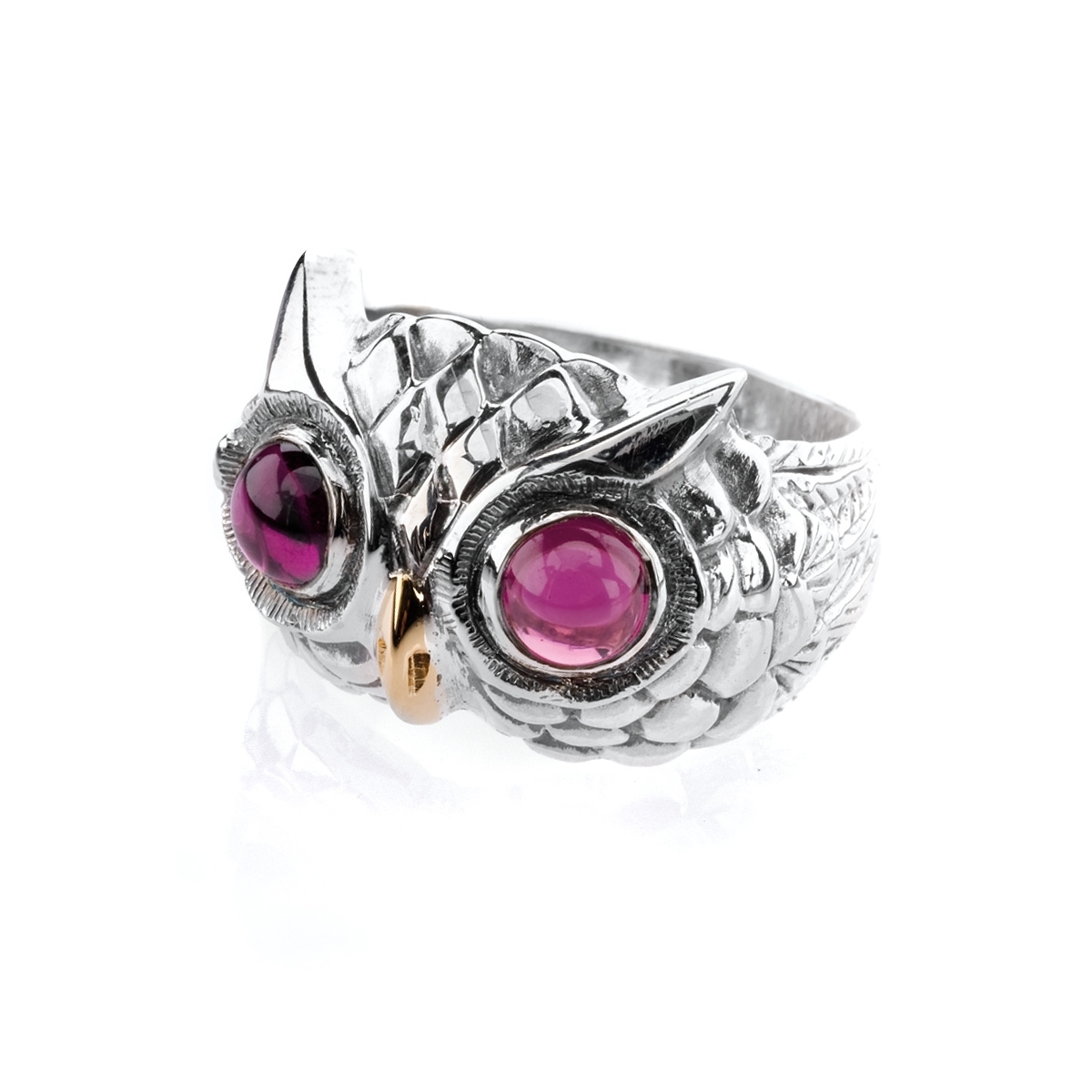 Anello civetta basic rosso