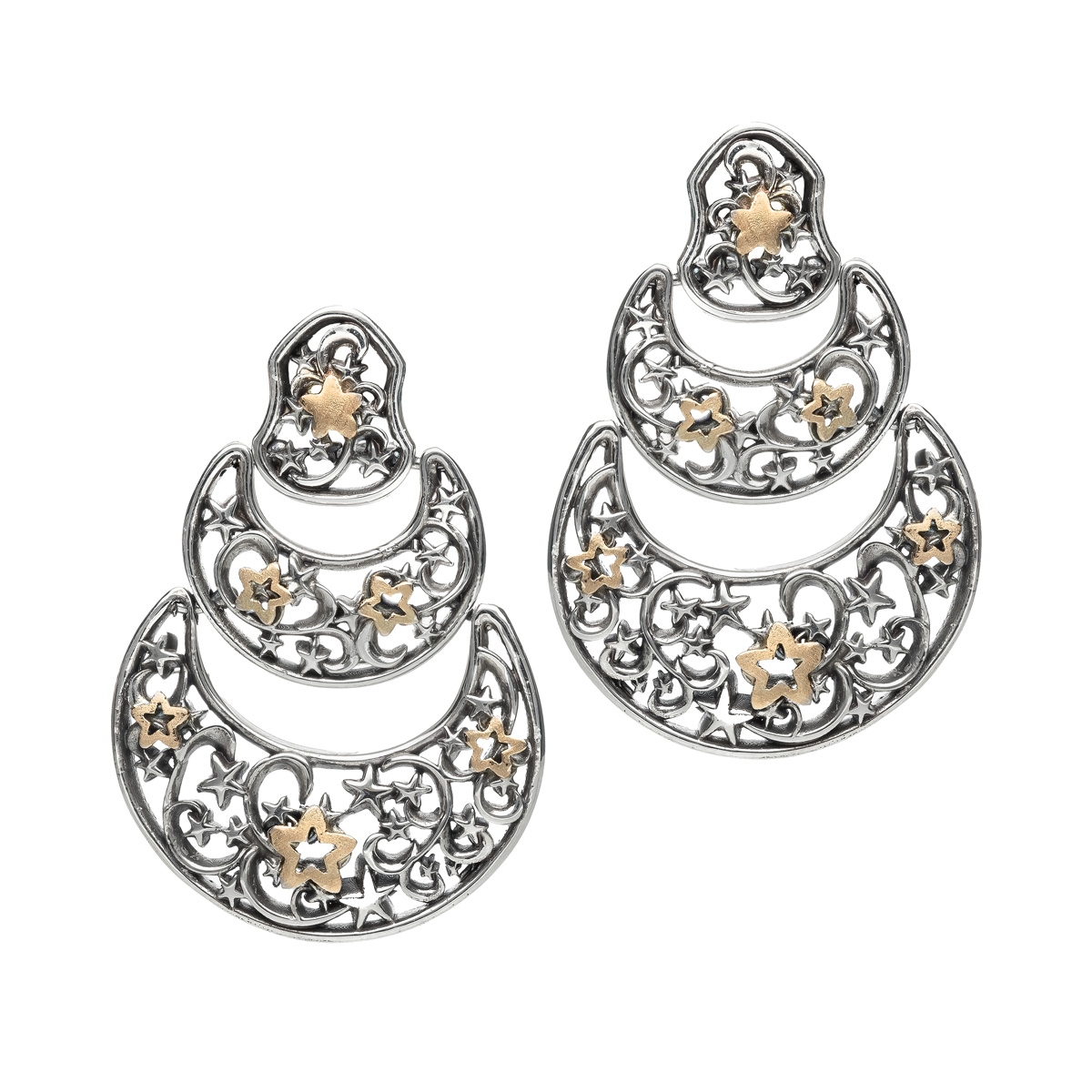 copy of Polvere di Stelle earrings with dome