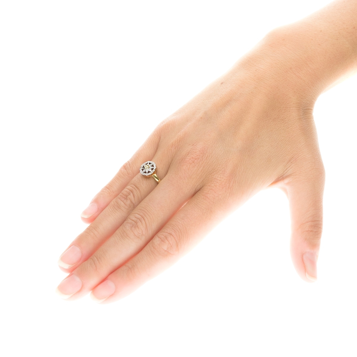 Tondino raggio di sole gold18kt