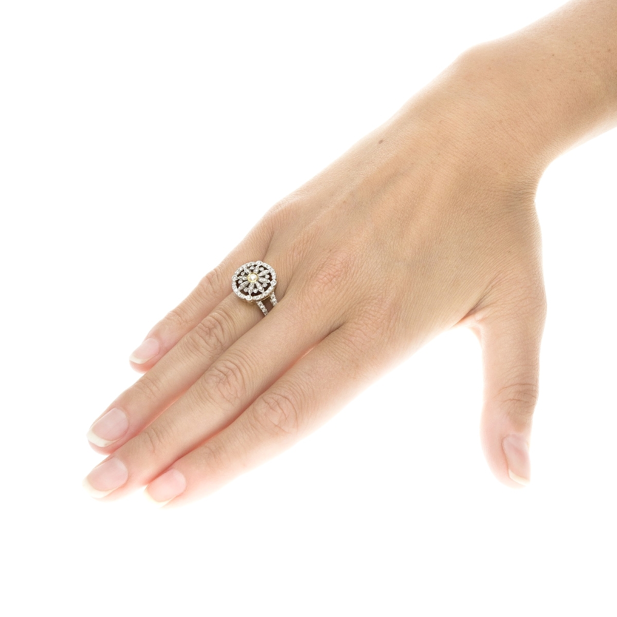 Raggio di sole tondo  piccolo gold18kt