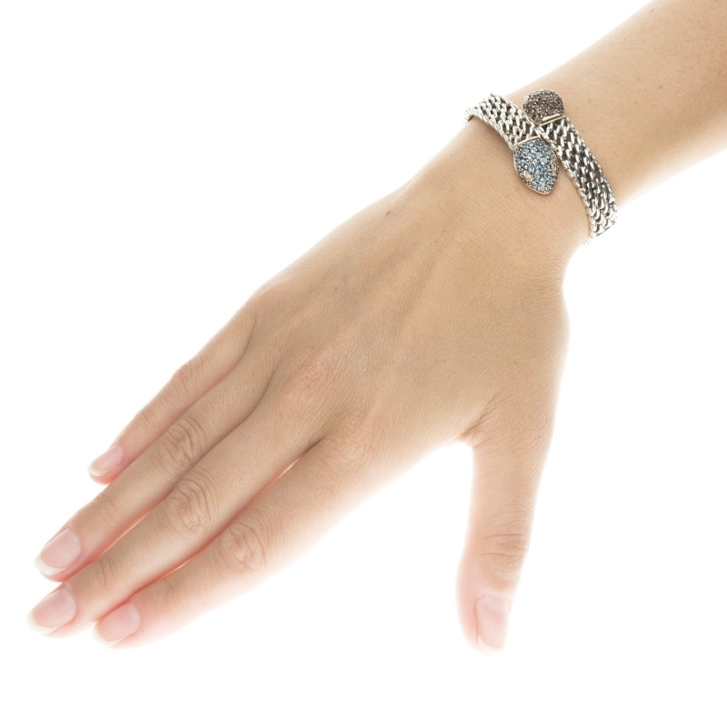 Medievale serpente gold9kt&silver