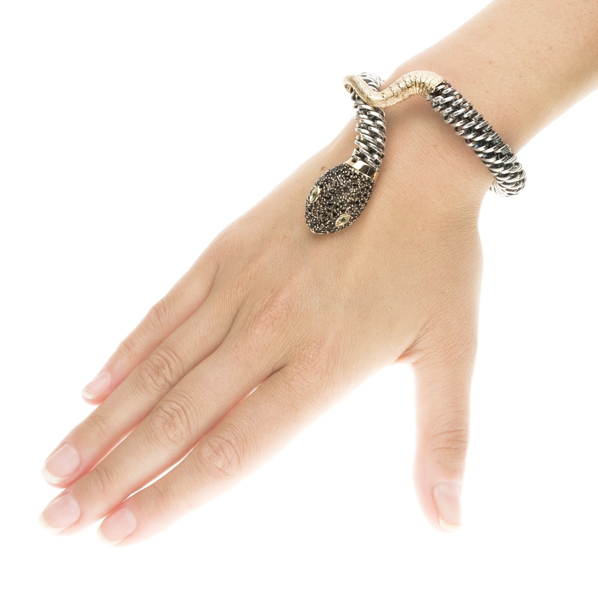 Medievale serpente gold9kt&silver