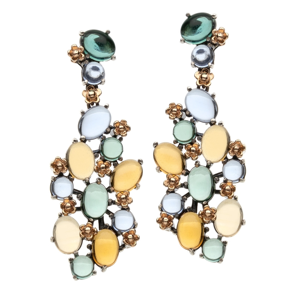 Positano long pendant earring A