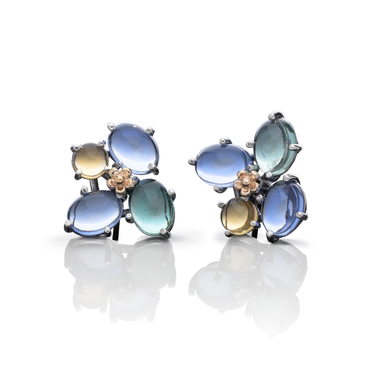 Positano lobe earrings