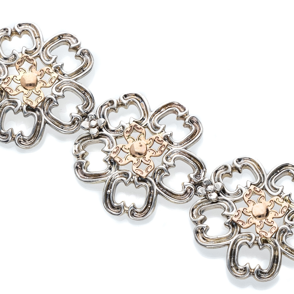 Riccioli  silver&gold9kt