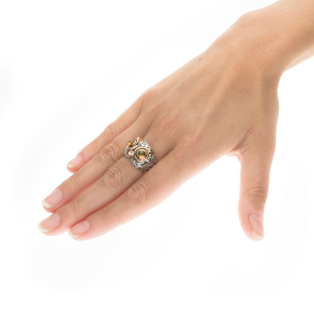 Anello Civetta new giallo 2