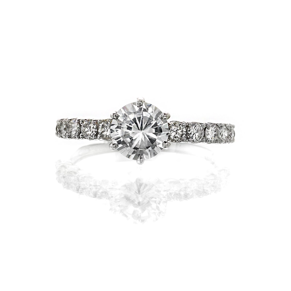 Anello Solitario Corona 6 griffe 2