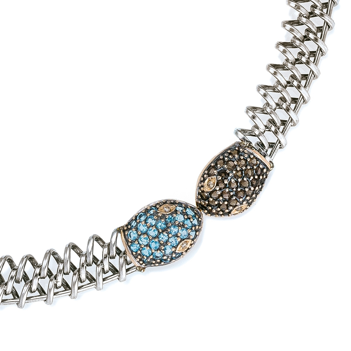 Medievale serpente collana