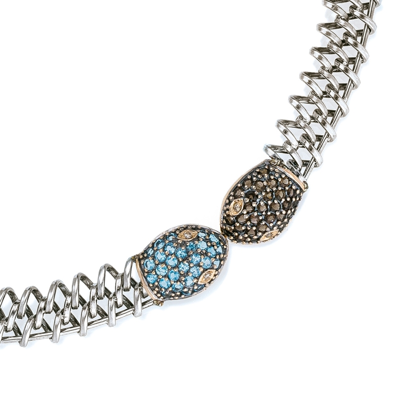 Medievale serpente collana