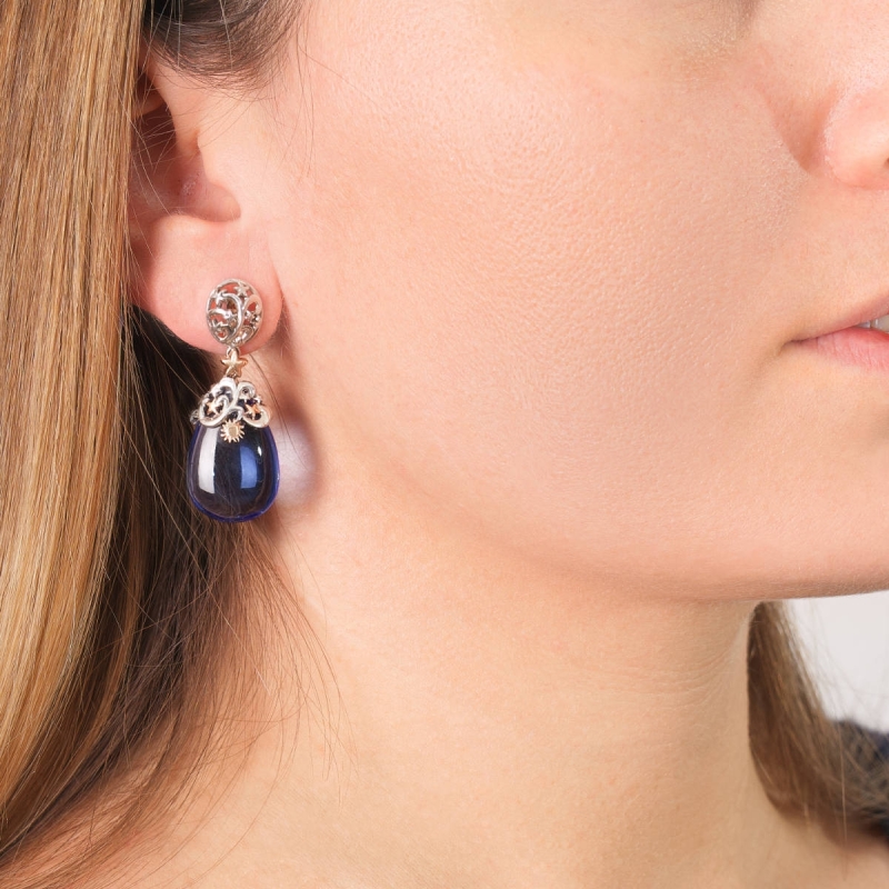 Polvere di stelle gocce silver& gold9kt