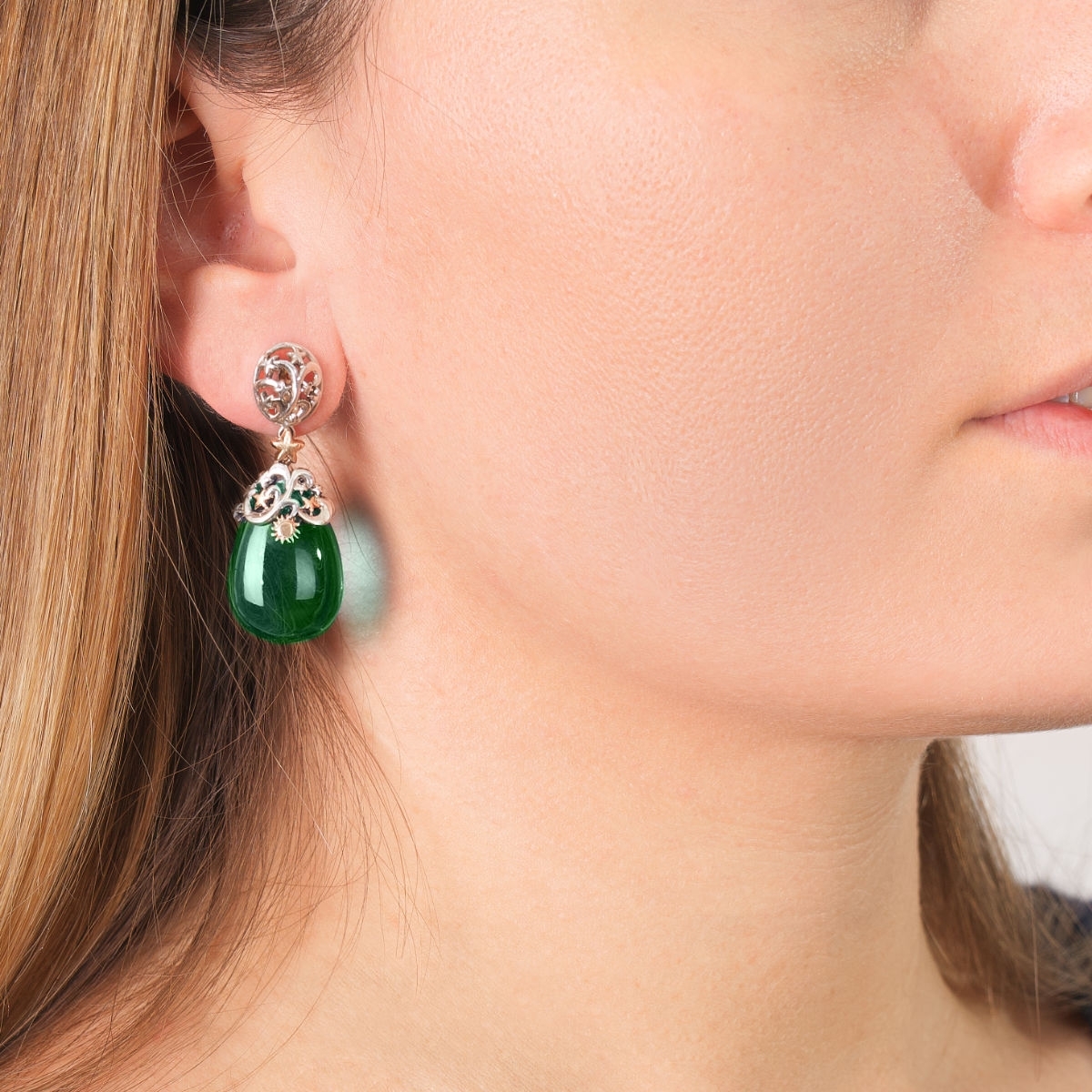 Polvere di stelle gocce silver&gold9kt