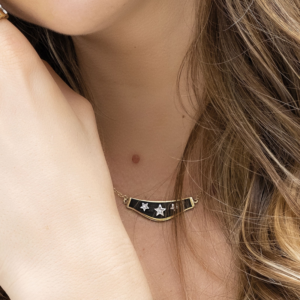 copy of Raggio di sole quadrato  piccolo gold18kt 2