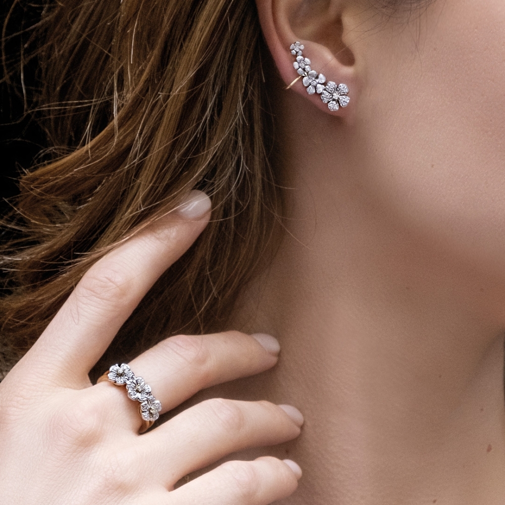 Anello Fiori di Pesco trilogy 2